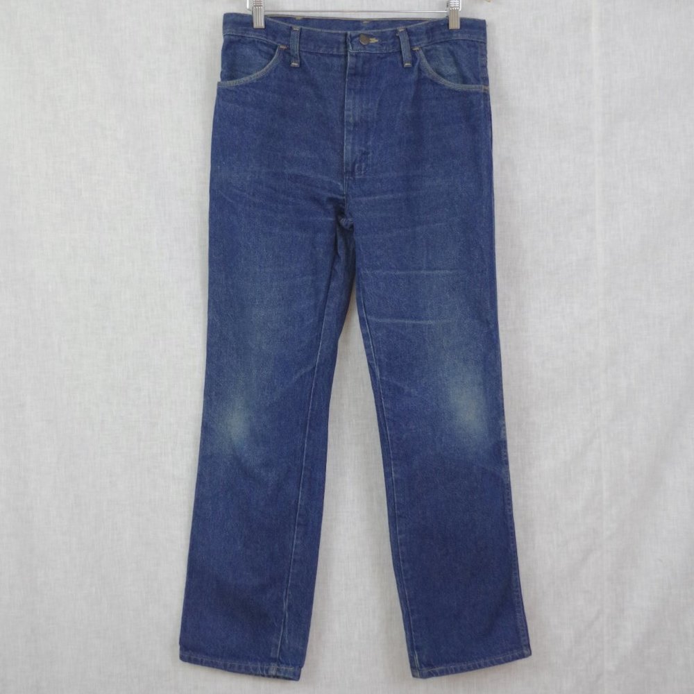 Men's Vintage USA Made Rustler Denim Jeans Size 33X31